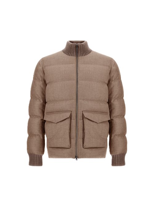 Bomber in tweed di lana HERNO | PI001412U334661986 CHANTILLY